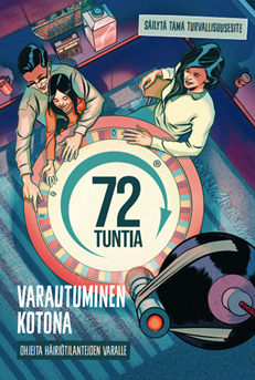 72 tuntia: Varautuminen kotona -esite (laatikollinen, 350 kpl) SUOMI